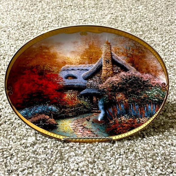 Thomas Kinkade “Ashley’s Cottage” 7th issue Scenes of Serenity #5,266 Limited Ed - Picture 3 of 3